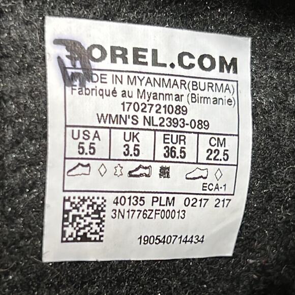 Sorel Joan of Arctic Gray Suede Waterproof Insulated Snow Boots Womens Size 5.5 - Picture 11 of 11